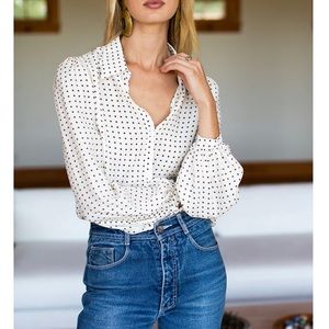 EMERSON FRY Frankie Blouse - 30’s Print Silk